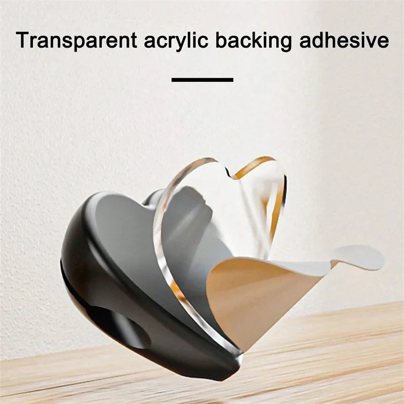 2pcs Heart-Shaped Mini Cable Winder Organizer USB Charging Cable Clips Desk Tidy Organiser Holder Protectors in Home Office Car