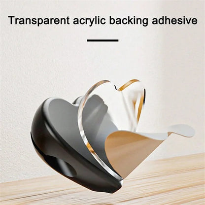 2pcs Heart-Shaped Mini Cable Winder Organizer USB Charging Cable Clips Desk Tidy Organiser Holder Protectors in Home Office Car