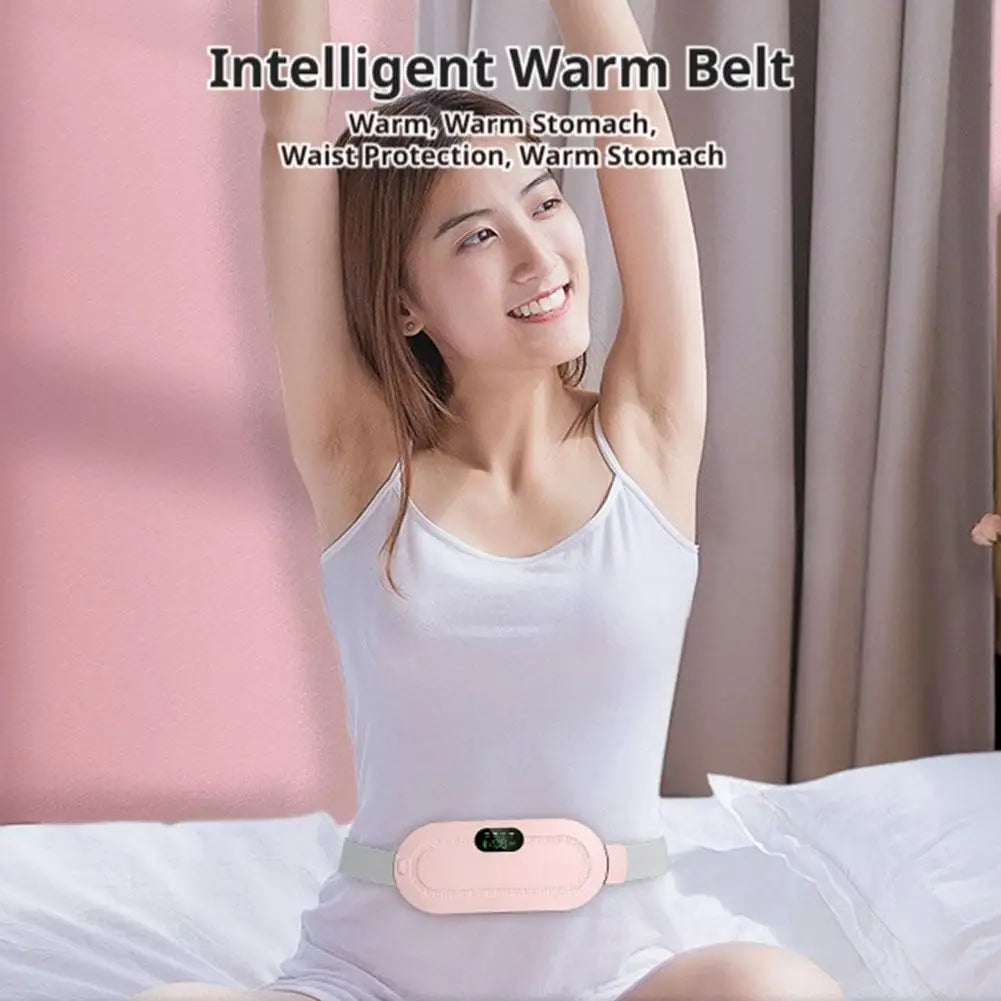 1PCS Smart Heating Uterine Warming Waistband Hot Compress Womb Warmer For Menstrual Cramps Adjustable Temperature Rapid Heating