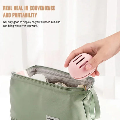 Makeup Sponge Holder Shatterproof Eco-Friendly Silicone Beauty Make Up Blender Case for Travel Gift for Women Girls
