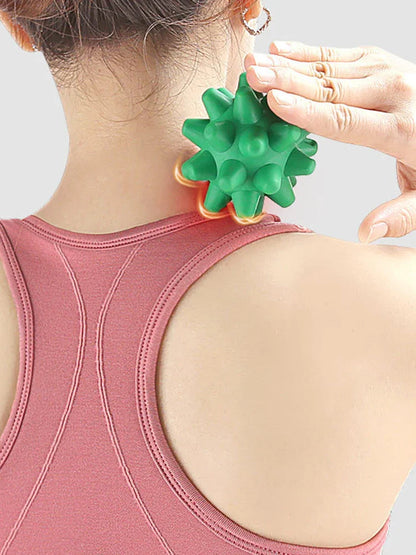 Fascia Ball Hedgehog Massage Ball Multifunctional Meridian Fitness Ball Acupoint Stimulation Rolling Ball Sole Massage Artifact