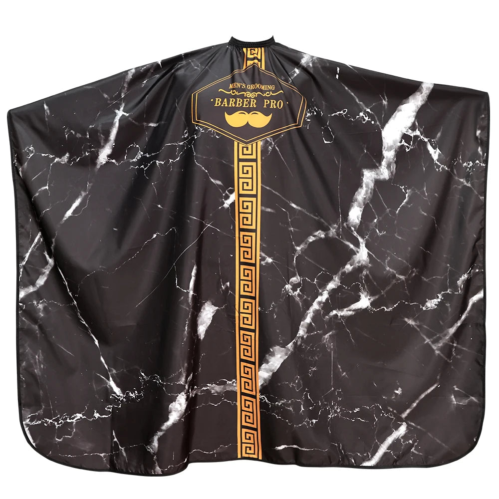 Barber Black Haircut Cloth Hairdresser Apron Hair Cut Cape Hairdress Gown Hairdressing Coat Barbershop Salon Accessory
