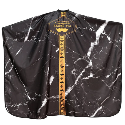Barber Black Haircut Cloth Hairdresser Apron Hair Cut Cape Hairdress Gown Hairdressing Coat Barbershop Salon Accessory