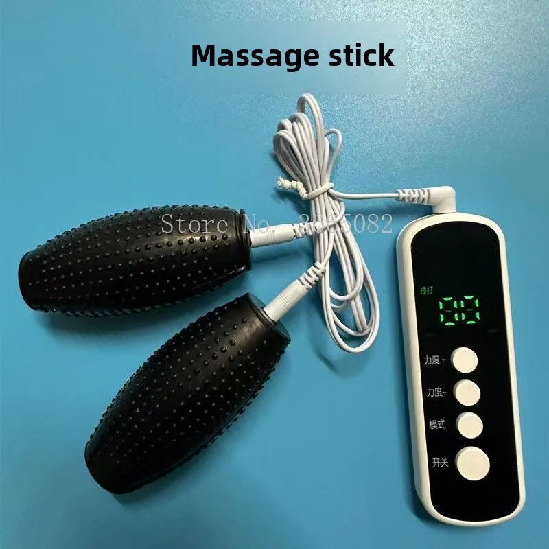 2pcs Hand Shock Conductive Rods for TENS EMS Massager Stimulator Hands Electrode Stick/with 1pcs Connecting Cable/Massager