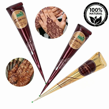 1/3pcs henna cream, brown, red, henna tattoo cream, temporary tattoo, henna tattoo cream semi-permanent