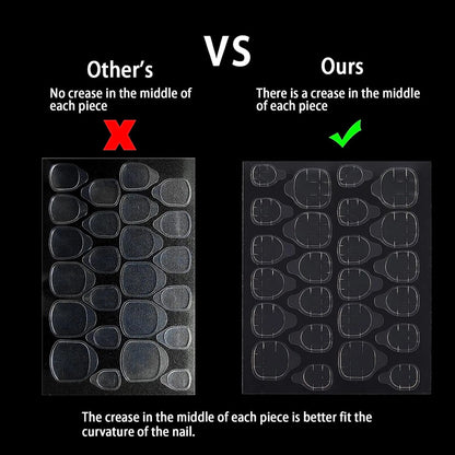 Double Sided Nail Glue Stickers Jelly Gel Glue False Nail Nails Bck Glue Sticker Nails Accessories And Tools Reusable