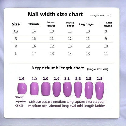 10Pcs Cat Eye Handmade Press on Nails Candy Color Fake Nails Summer Cute Wearable Stick-on Nails Full Cover False Nail Tools