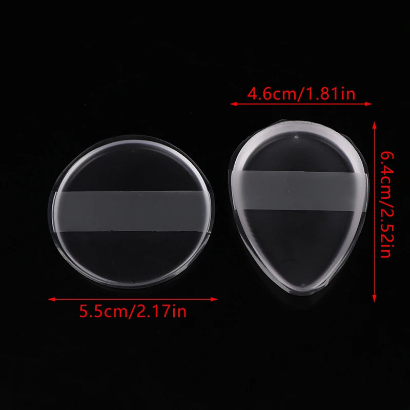 1Pcs Transparent Silicone Gel Powder Puff Sponge Face Conceale Cosmetics Puff Accessories For Foundation BB Cream No Powder