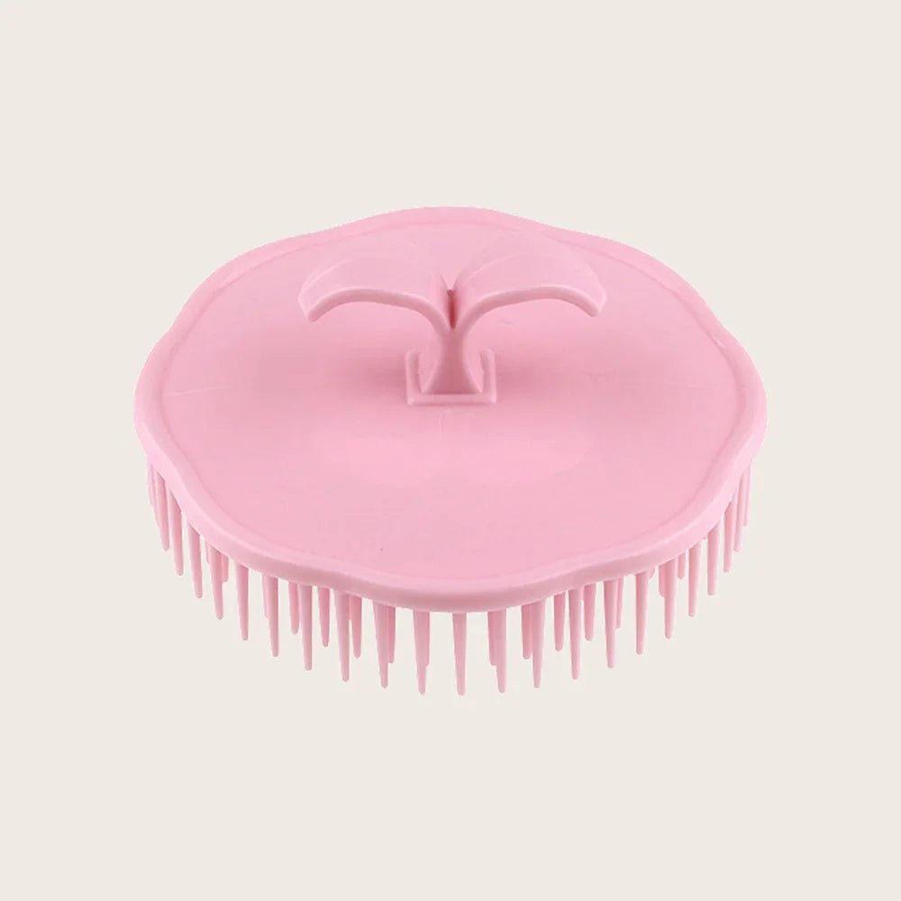 Handheld Silicone Head Wash Clean Care Hair Root Itching Scalp Massage Comb Shower Brush Shampoo Brush