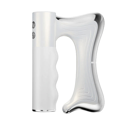 Fitness Muscle Scraping Massager Electric Fascia Knife Vibration Gua Sha Scraper Back Leg Body Relaxation Stainless Steel