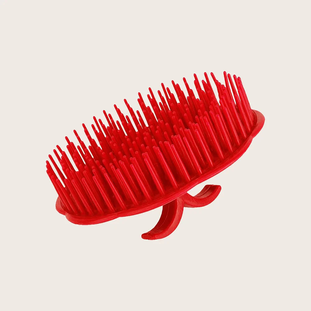 Handheld Silicone Head Wash Clean Care Hair Root Itching Scalp Massage Comb Shower Brush Shampoo Brush