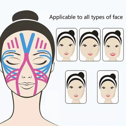 2.5CM*5M Wrinkle Face Tapes Face Lifting Tapes Face Tape Lifting Visage Beauty Tools LBHL09