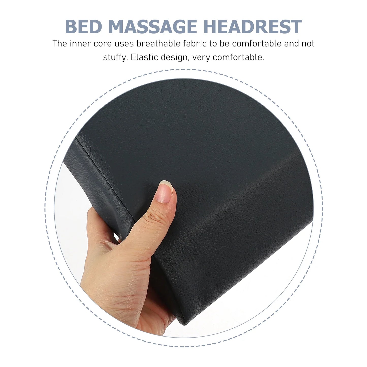 Massage Headrest For Bed Pu Pvc Pillow Rest Comfortable Design Massage Tools Accessories Spa Pillow Ergonomic Neck