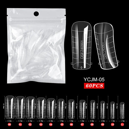 Extension False Nails Art Tips Acrylic Fake Finger Gel Polish Mold Sculpted Full Cover Press on Nails Manicures Accessories Tool