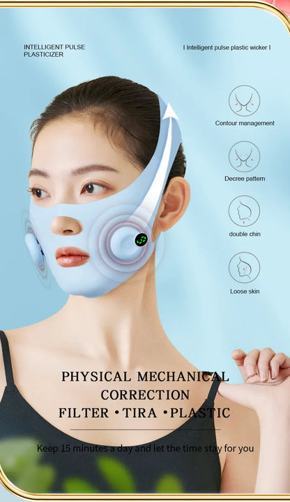Intelligent Electric Double Chin V-Shaped Face Machine Anti-Wrinkle Facial Massage Adjustable Intensities  Women's V-Face Device