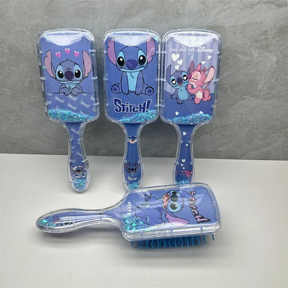 Stitch Hair Comb - Cute Anti-Knot Comb for Girls, Kids Gift, Portable Hair Detangler
