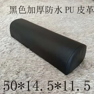 Half Moon Bolster Semi-Roll Pillow Ankle Knee Support Leg Elevation Back Lumbar Neck Pain Relief Density Foam Massage Bed Table