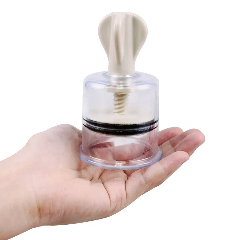 Manual Rotating Cupping Vacuum Cupping Massage Device Suction Cup Anti Cellulite Massager Cupping Nipple Enhancer Cupping Tool