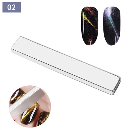 3D New Lollipop Vortex Cat Eye Nail Magnetic Pen Suck Rainbow Halo Vortex Nail Art Magnet Pen for CatEye MagneticGel Nail Polish
