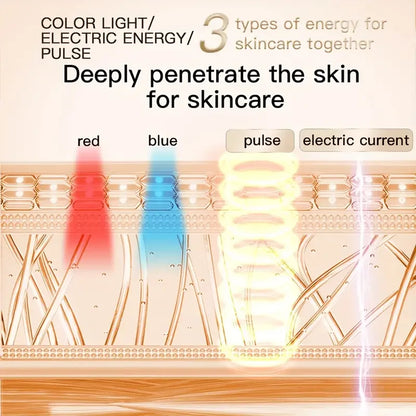 Microcurrent Age-R RF Booster Face Lifting Device EMS Skin Firming Wrinkle Reduction Anti-Aging Beauty Facial radiofrequency