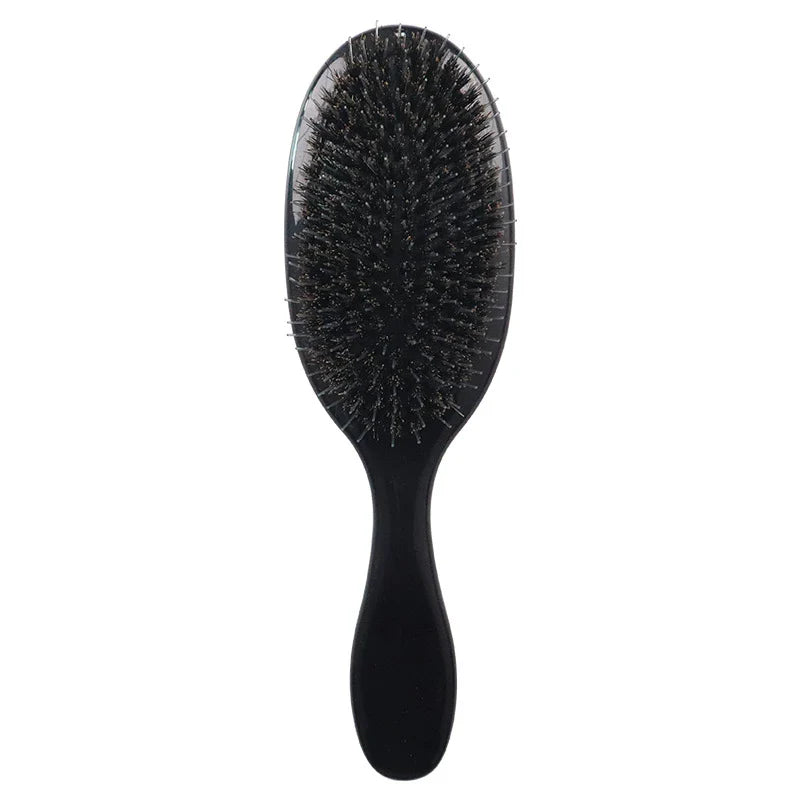1PC Oval Boar Bristle & Nylon Hair Comb Mini Anti-static Hair Scalp Massage Comb Hairbrush Salon Hair Brush Styling Tools