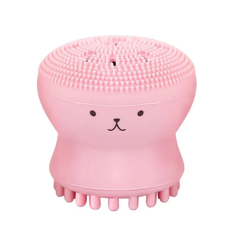 New Face Massage Brush Pore Cleaner Brush Silicone Face Scrubber Skin Care Brush Deep Cleaning Exfoliator Tool XJS02