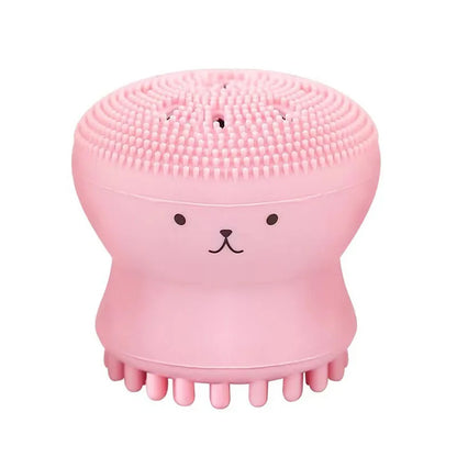 New Face Massage Brush Pore Cleaner Brush Silicone Face Scrubber Skin Care Brush Deep Cleaning Exfoliator Tool XJS02