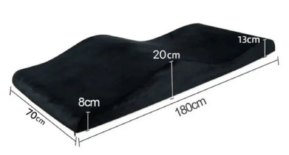 Lash Bed Topper and Bed Cover, Ergonomic Curvy Massage Table Cushion, Eyelash Mattress Bed for Beauty Salon Customized