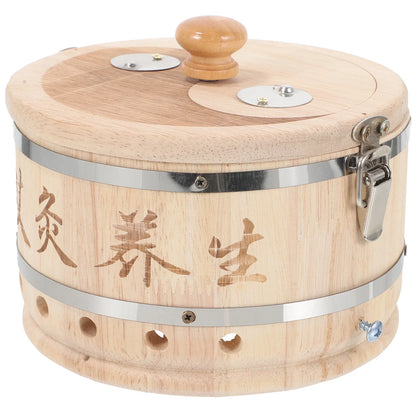 1PCS Portable Moxibustion Box Creative Metal Burner Case Household Abdominal Moxa Device Body Massage Tool Adjustable Anti Scald