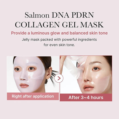 Overnight Collagen Mask Salmon DNA PDRN Face Mask For Glass Glow Skin Elasticity Hydrating Firming Smooth korean Skincare