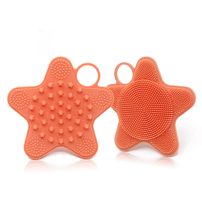 Silicone Shampoo Scalp Hair Brush Massager Head Body Scalp Massage Brush Scalp Massage Brush Comb Magic Handle Brush Spa
