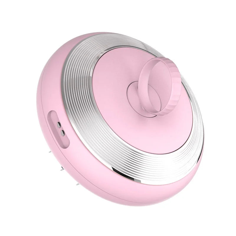 Electric Scalp Massage Comb Therapy EMS Vibration Massage Brush Anti-Hair Loss Medicine Scalp Oil Applicator With Liquid Guide