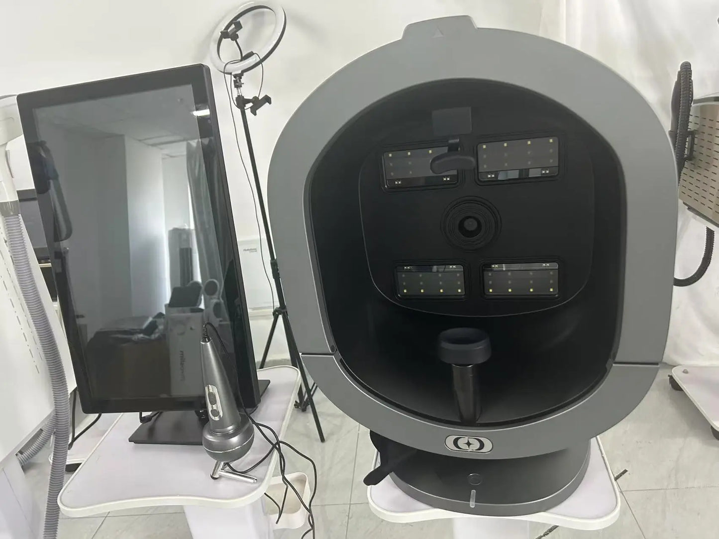 Salon-Grade Skin Analyzer Camera Multispectral imaging- 36MP HD Facial Skin Detection for Acne/Aging/Pigmentation Skin Care