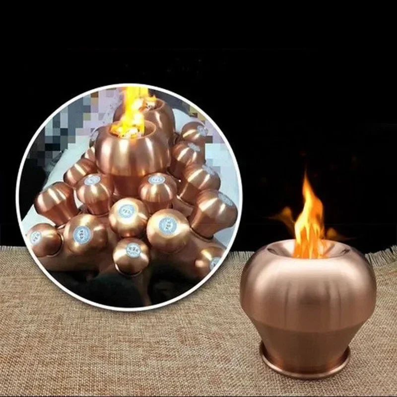 Copper Fire Cupping Heating Jars Household Suction Type Cupping Therapy Relaxing Arms Waist Muscles Massage Cup GuaSha Tool