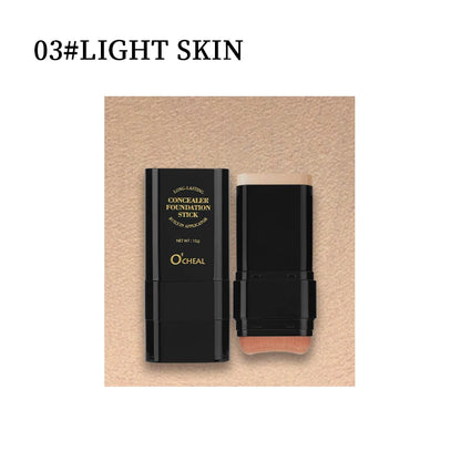 O'cheal Two In One Concealer Foundation Stick Facial Matte Waterproof Bronzer Contouring Face Coverage Moisturizing Makeup Cream