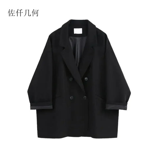 Women Blazer Spring and Autumn 2024 New Fashion Korean Vintage Suit Jacket Female Oversized Blazers