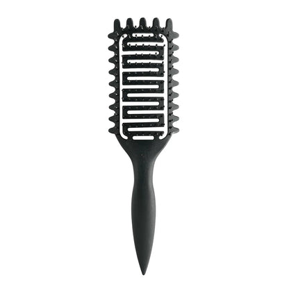 Curly Hair Brush Hollow out Design for Frizz Control & Define Curls, Styling Detangling Brush Beard Comb for Men Women