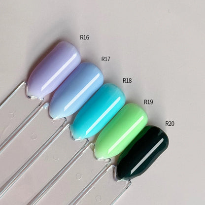 FZANEST 5 in 1 Multifunctional Rubber Base Gel Rubber Builder Base Nail Gel Nude Color Extension Nail Strengthen Gel Nails