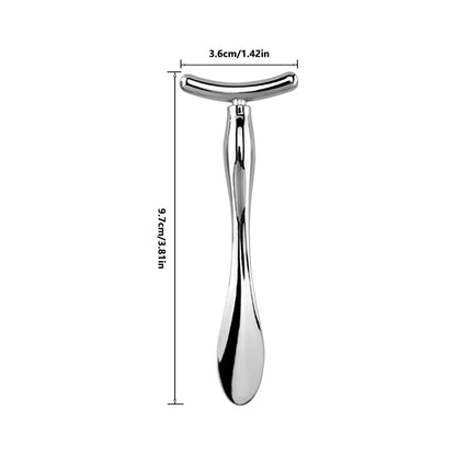 2in1 Mini Eye Massage Stick Face Lifting Massage Anti Cream Eye Pouch Dark Circles Spoon Applicator Facial Mixing Scoop Tool