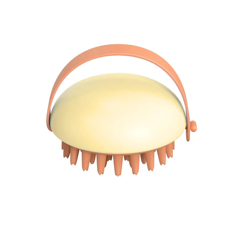 1Pc Salon Grade Manual Silicone Scalp Shampoo Massage Brush Washing Shower Hair Massager Clean Brush Hair Cleaning Brush Comb