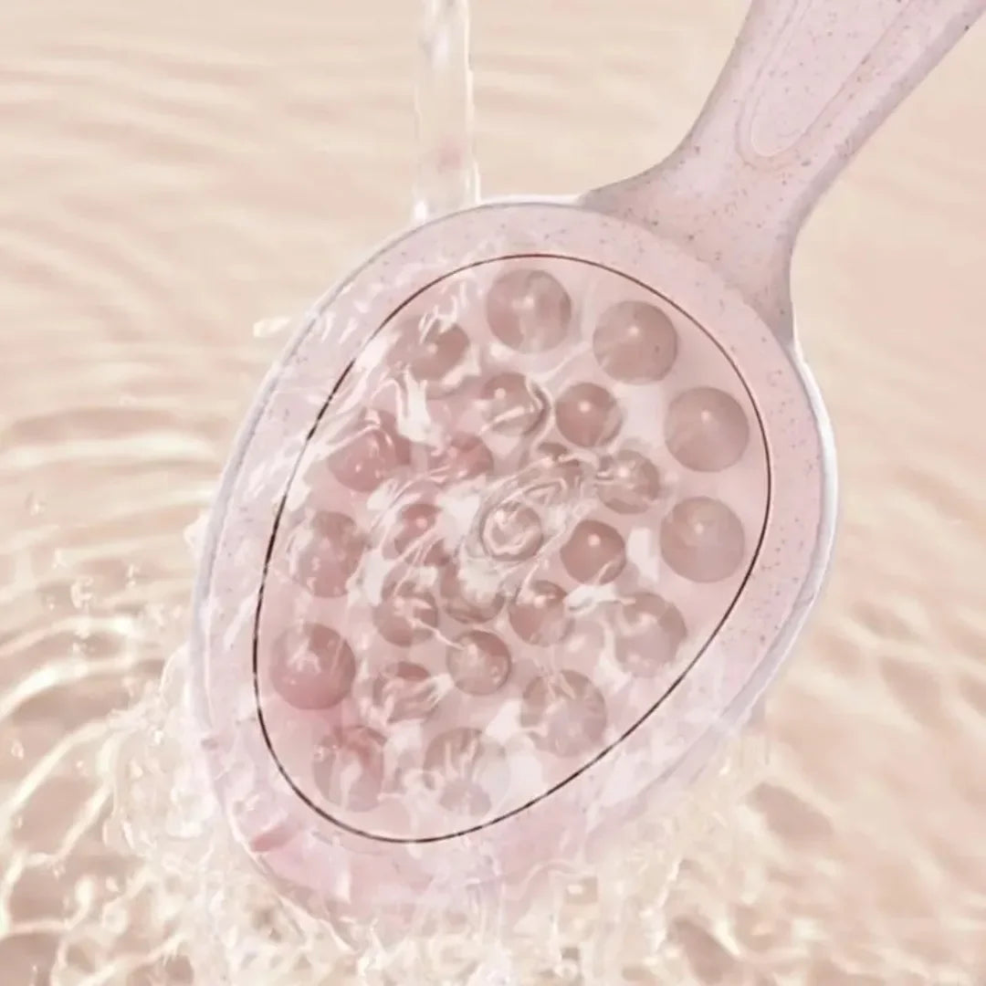 2 in 1 Silicone Shampoo Brush Head Scalp Massage Comb Double Side Hair Washing Comb Soft Body Bath Shower Brush Styling Tools