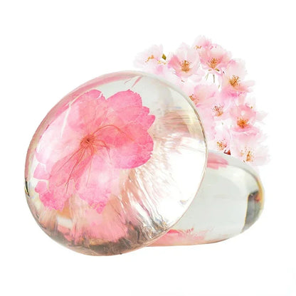 100g Transparent Handmade Soap with Real Fresh Flower Amino Acid Infused Creative Floral Handmade Bar Soap