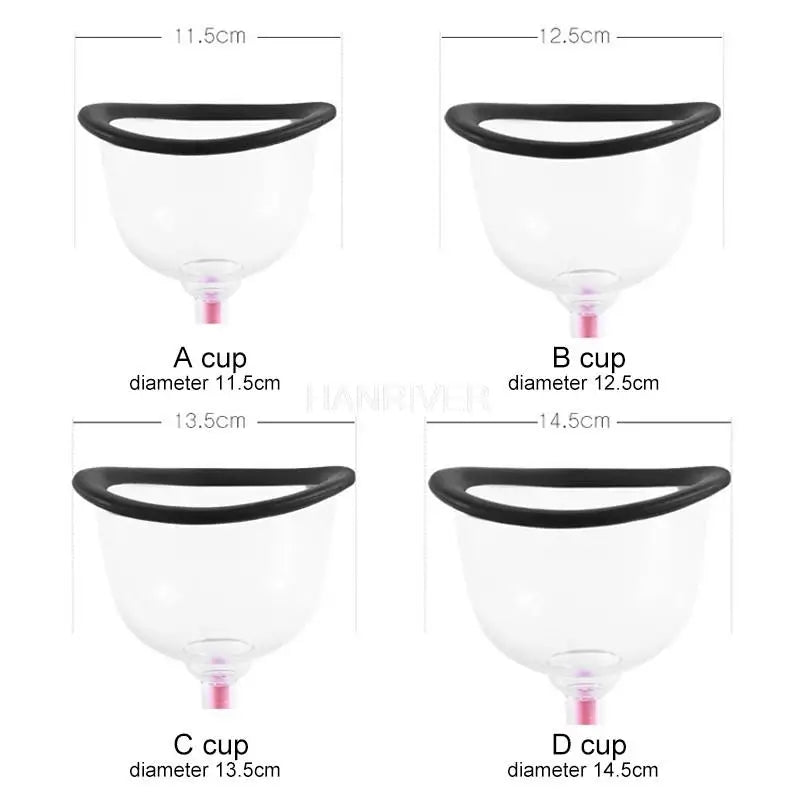 Electric Vacuum Breast Machine Enlargement Pump for Chest Massage Butt Lifting Body Shaping Beauty Device Nipple Enlarge Device