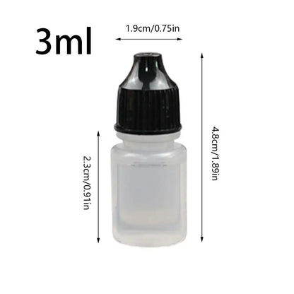 10PCS Professional Clipper Oil Lubricant Anti-Rust Machine Bearing Oil for Hair Trimmers Scissors Razors Maintenance Salon Home