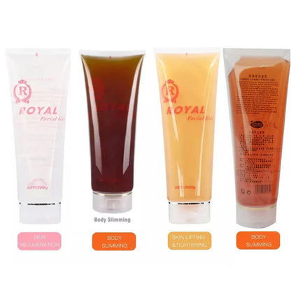 Ultrasonic Gel RF&EMS Massager Cavitation Body Slimming Facial Skin Firming Lifting Tighten Anti Wrinkles Injection Gel Cream