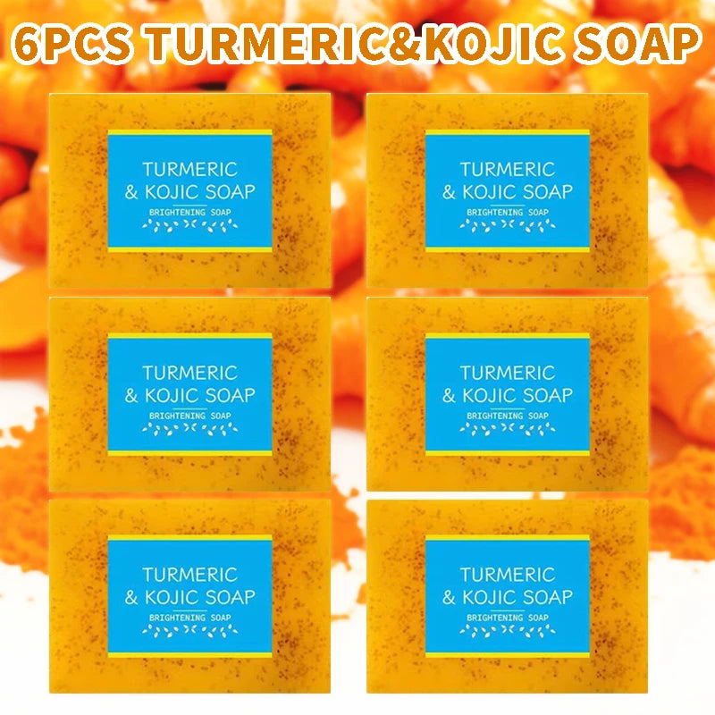 Turmeric acid soap, three-in-one handmade essential oil soap, gentle cleansing and makeup removal, bathing the whole body