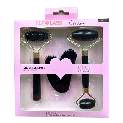 3pcs Set Resin Gua Sha Roller Massager for Face Body  Face Care Roller Facial Massager Beauty Health Massage Tool Not Jade Stone