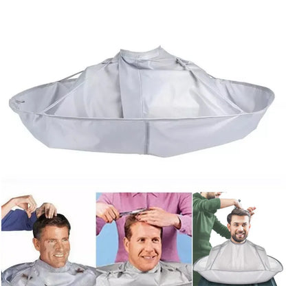 Hair Cut Umbrella Capes Haircut Cloak Cloth Hair Dye Three-Dimensional Breathable Household Haircut Cloak Foldable Haircut Tool