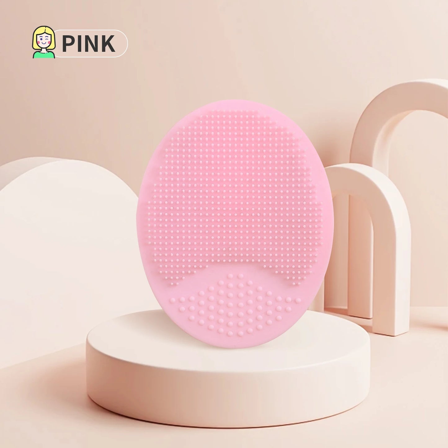 Wash a face to brush,1pcs	Silicone Cute Sucker mini Cleansing	cleaning brush for Face Washing
