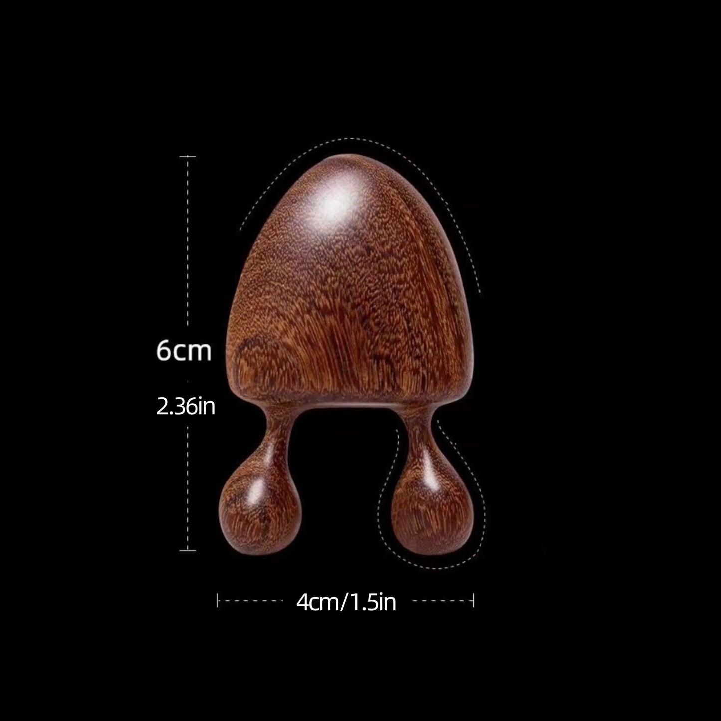1pc Sandalwood Face Massager Nose & Face Massager - Eye Relief Tool Snail Facial Meridian Massage